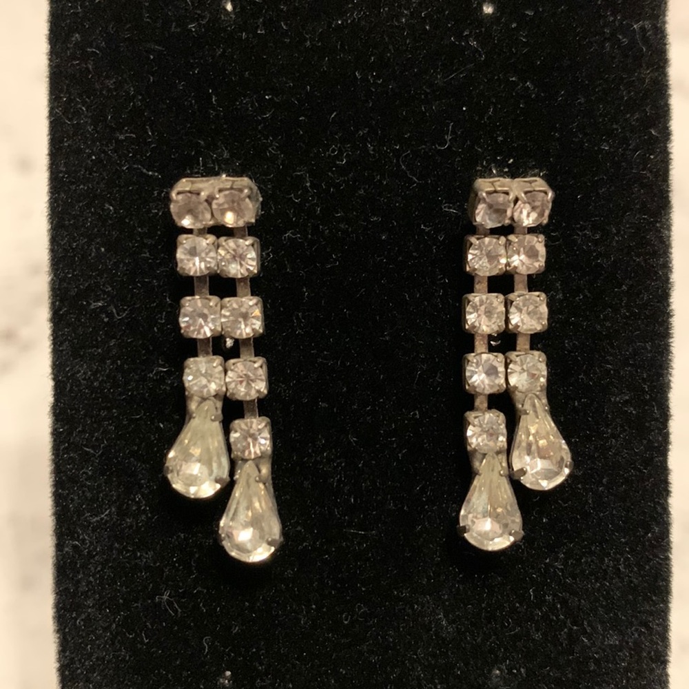 Rhinestone earrings